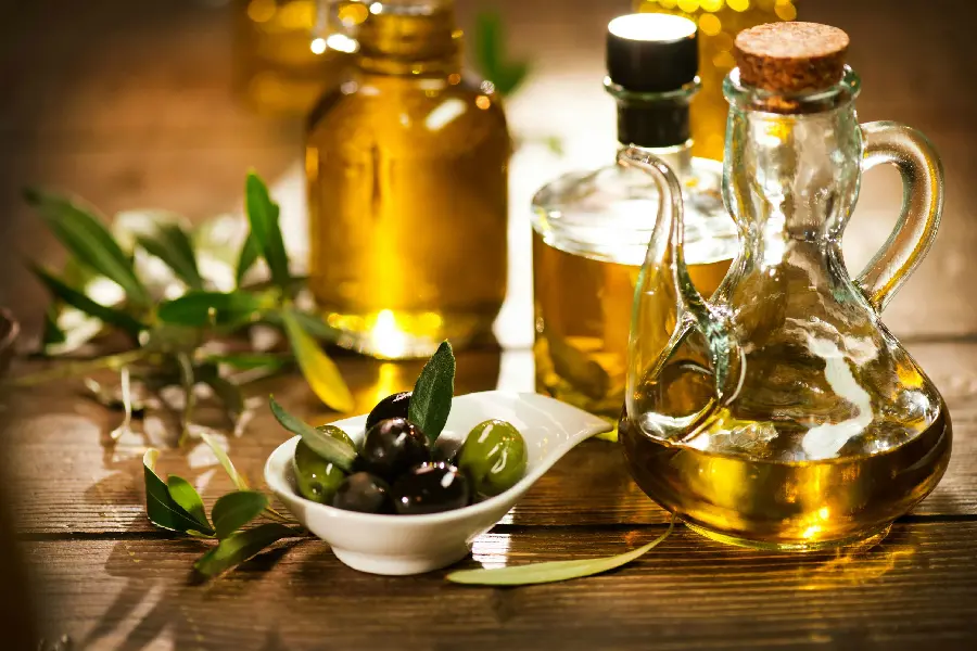 The most beautiful picture of olive oil is useful and healthyAnd color for Instagram post 