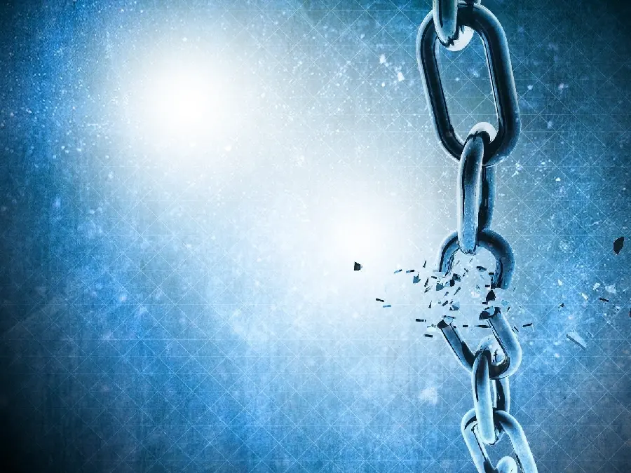 High quality stylish chain breaking background for Windows 11