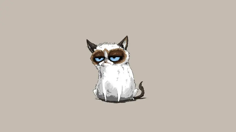 Beautiful graphic view of a blue-eyed cat for mobile background
