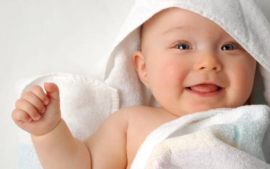 The cutest baby boy laugh or 4K quality for desktop 