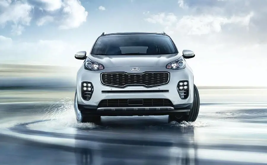Masterpiece graphic image of Kia Sportage for desktop