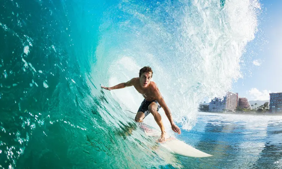 Download photo of waves and surfing in Sydney