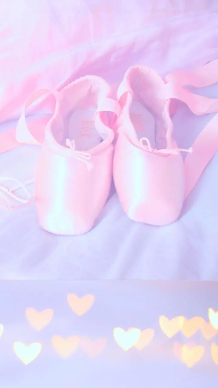 Dreamy Girly Wallpaper of Pink Ballet Shoes 2022