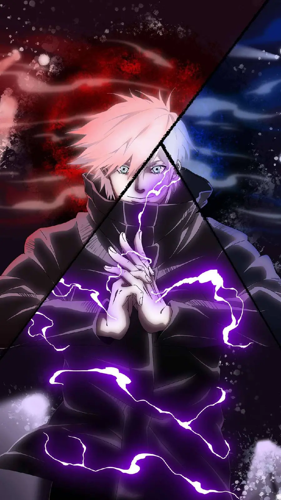Amazing photo of Satoru Gojo with supernatural power 
