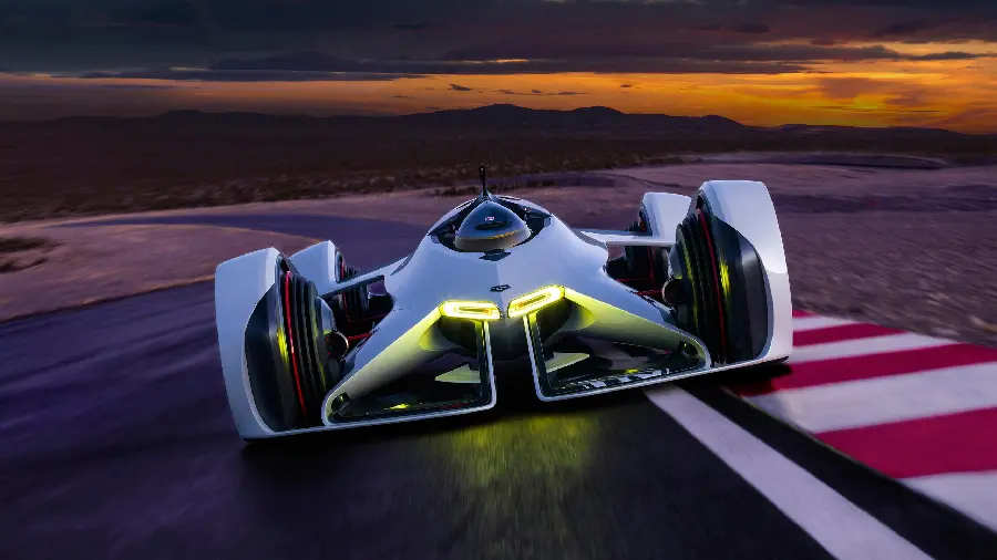 Masterpiece background of the rear view of the car for Instagram