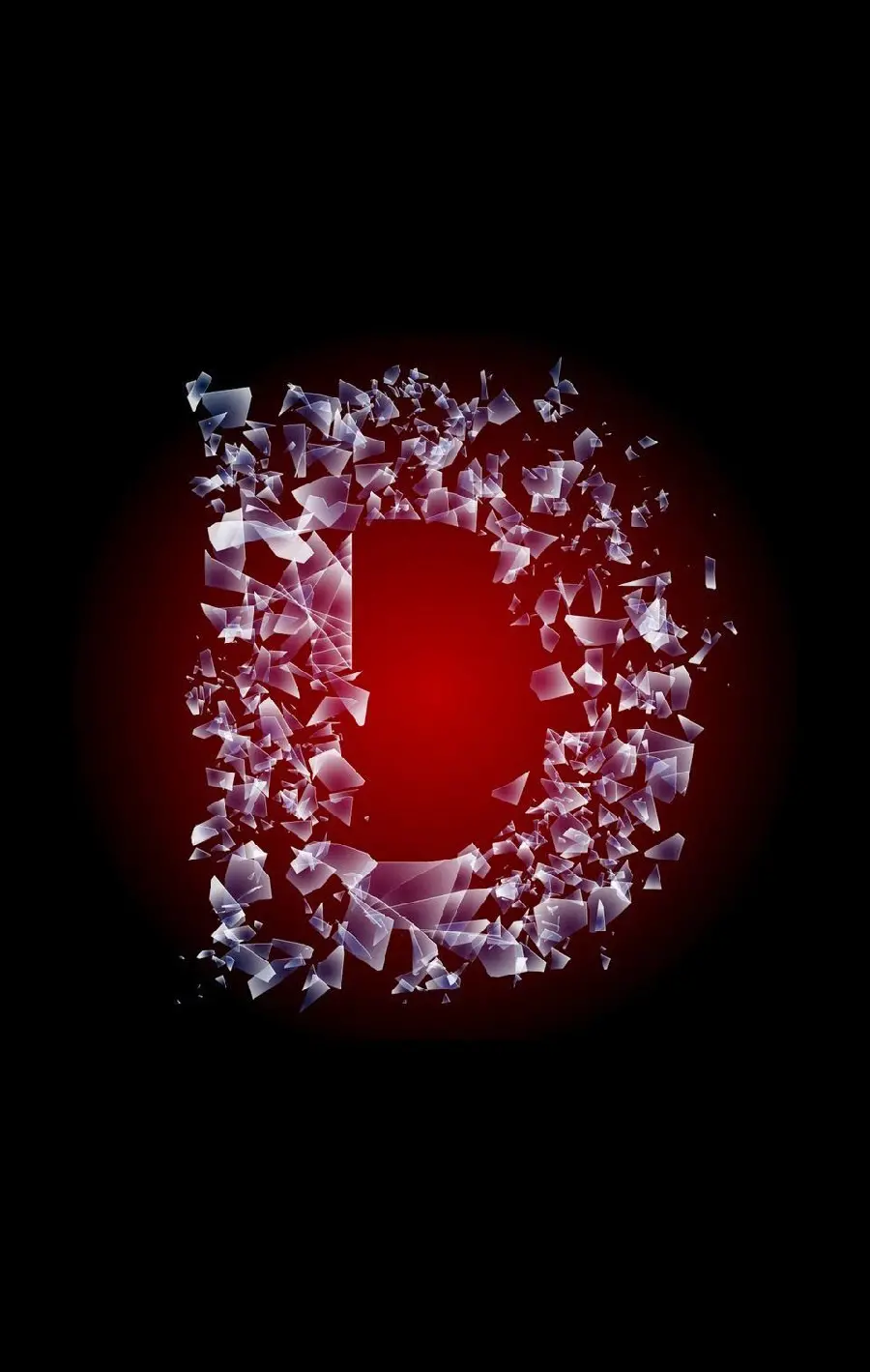 A spectacular photo of the English letter D with a wreath for your Telegram profile 