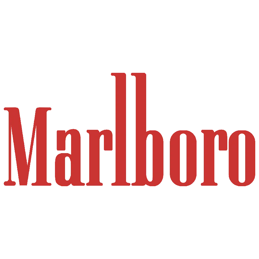 Download a photo of red English letters from a Marlboro cigarette