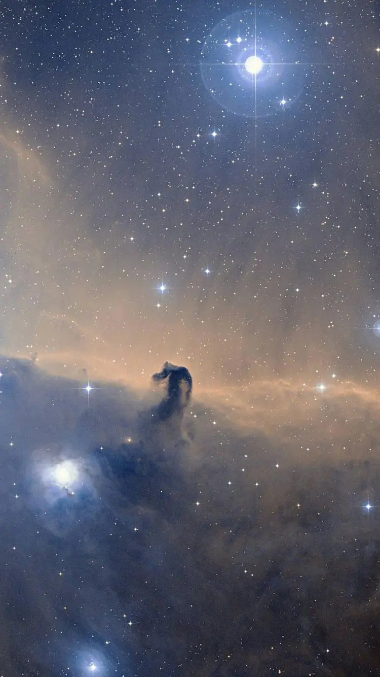 The most viewed image of the luminous Horsehead Nebula in medium quality suitable for Instagram