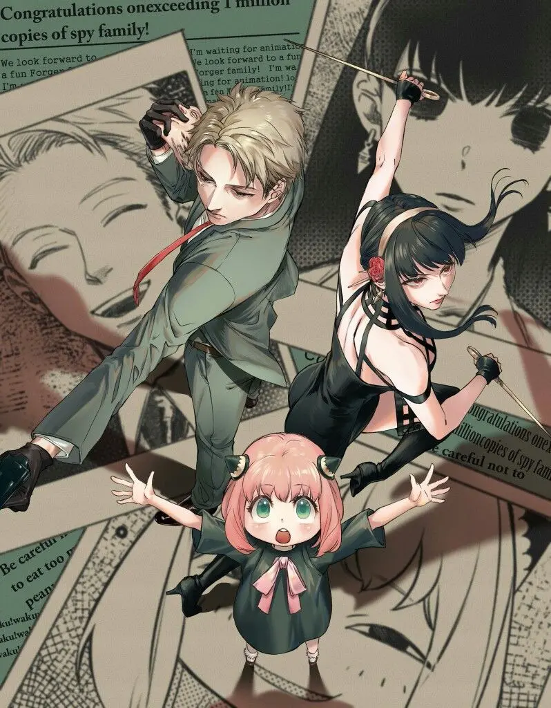 Very beautiful photo from the anime X-Family of Spy 