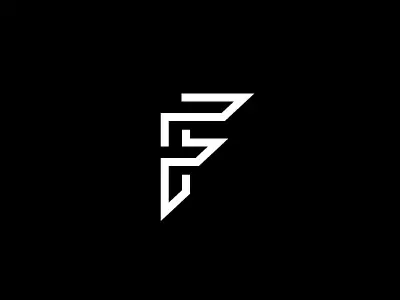 Latest geometric stock photo of letter F with hd quality for mobile