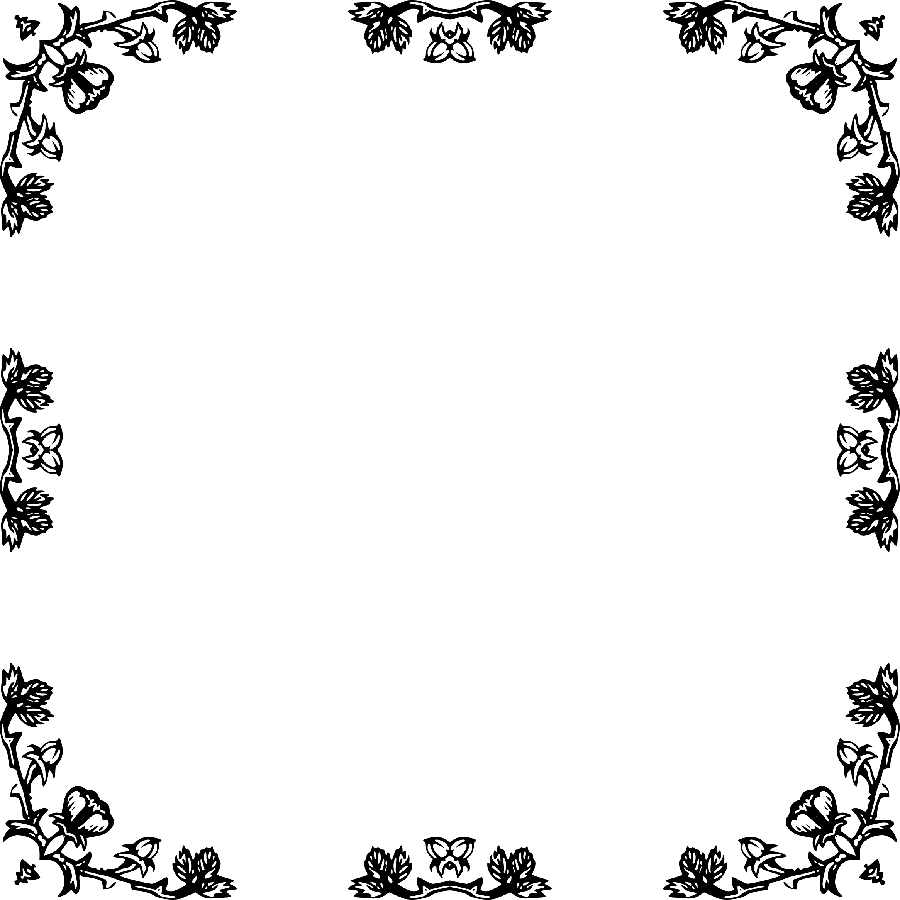 Download black square border for condolence text with direct link