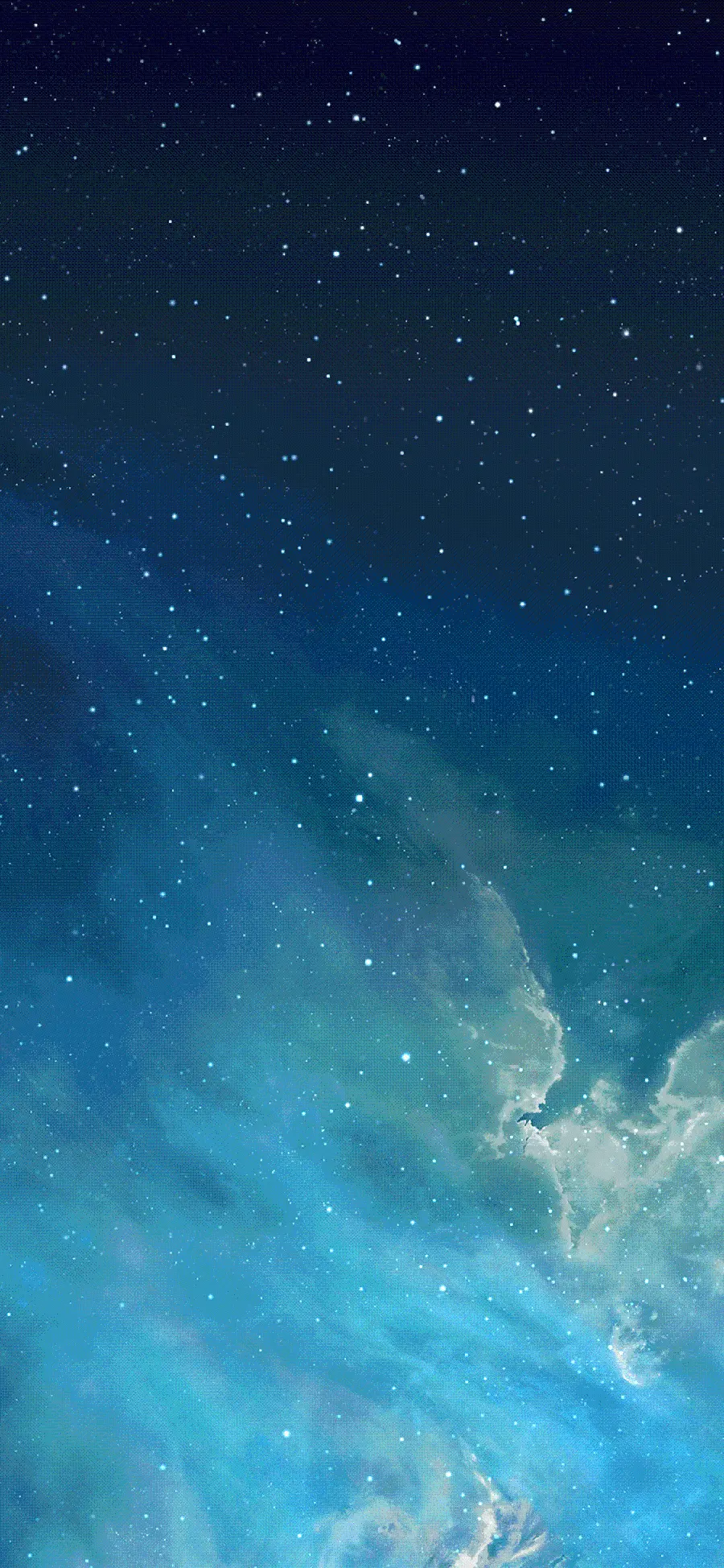 New and vivid vector tablet-specific blue sky full of stars with high quality