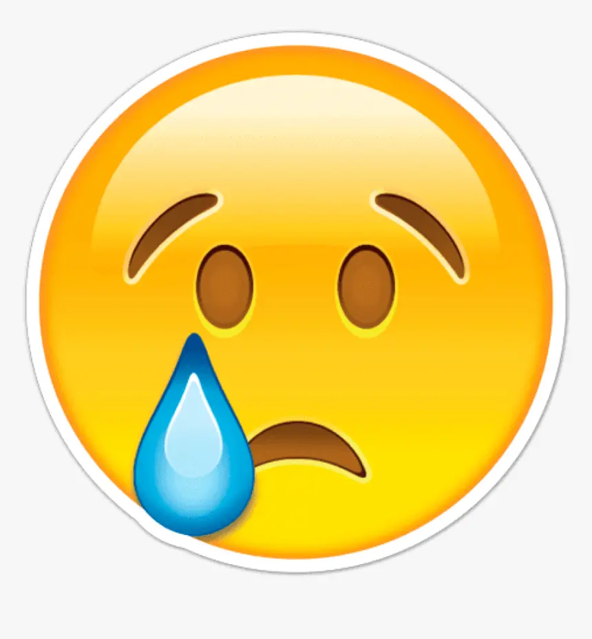 Embarrassed emoji image for background frame