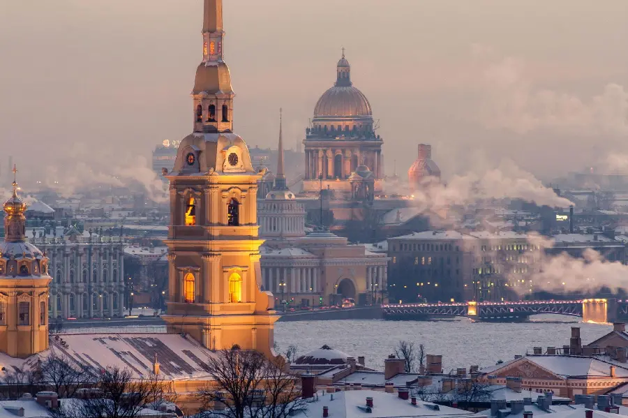 Download the background of the spectacular church of St. Petersburg Russia