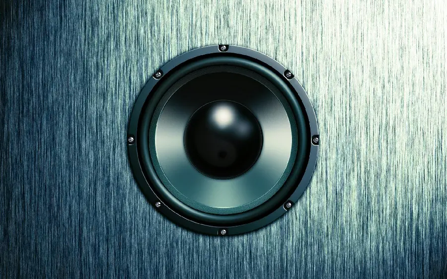 The latest background with a speaker design for the desktop 