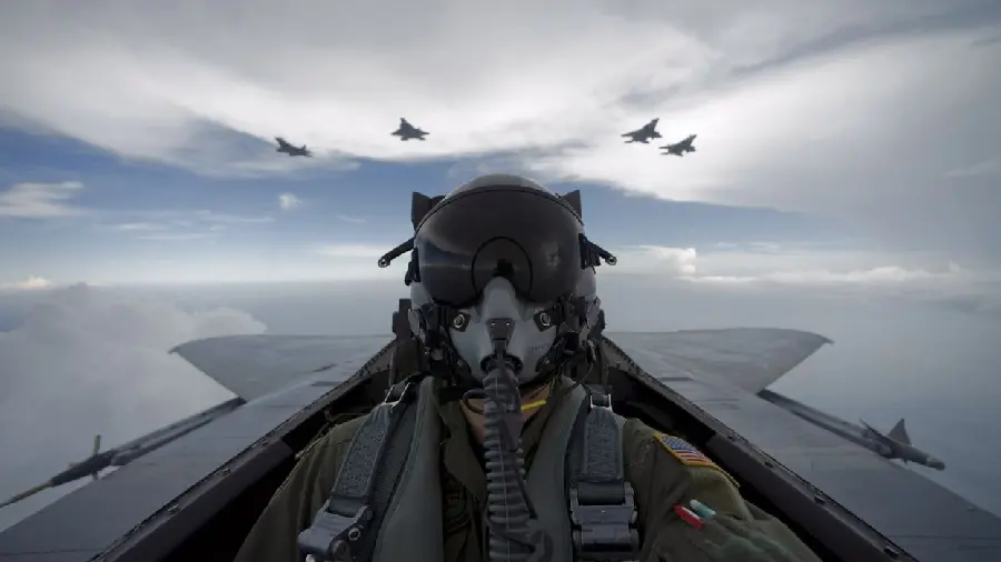 The most amazing military aircraft pilot desktop background