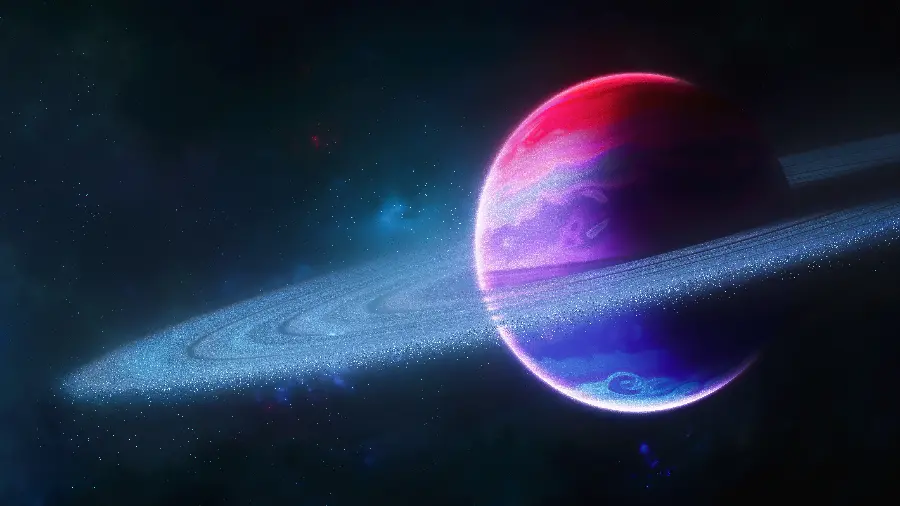 Amazing Full HD Wallpaper of Saturn for Tablets