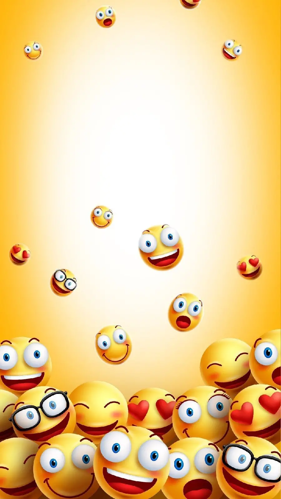 Download a poster of a large number of emojis with names that have been scattered on the head and tail