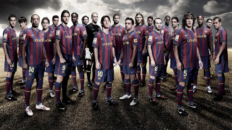 Barcelona and its popular team suitable for mobile wallpaper