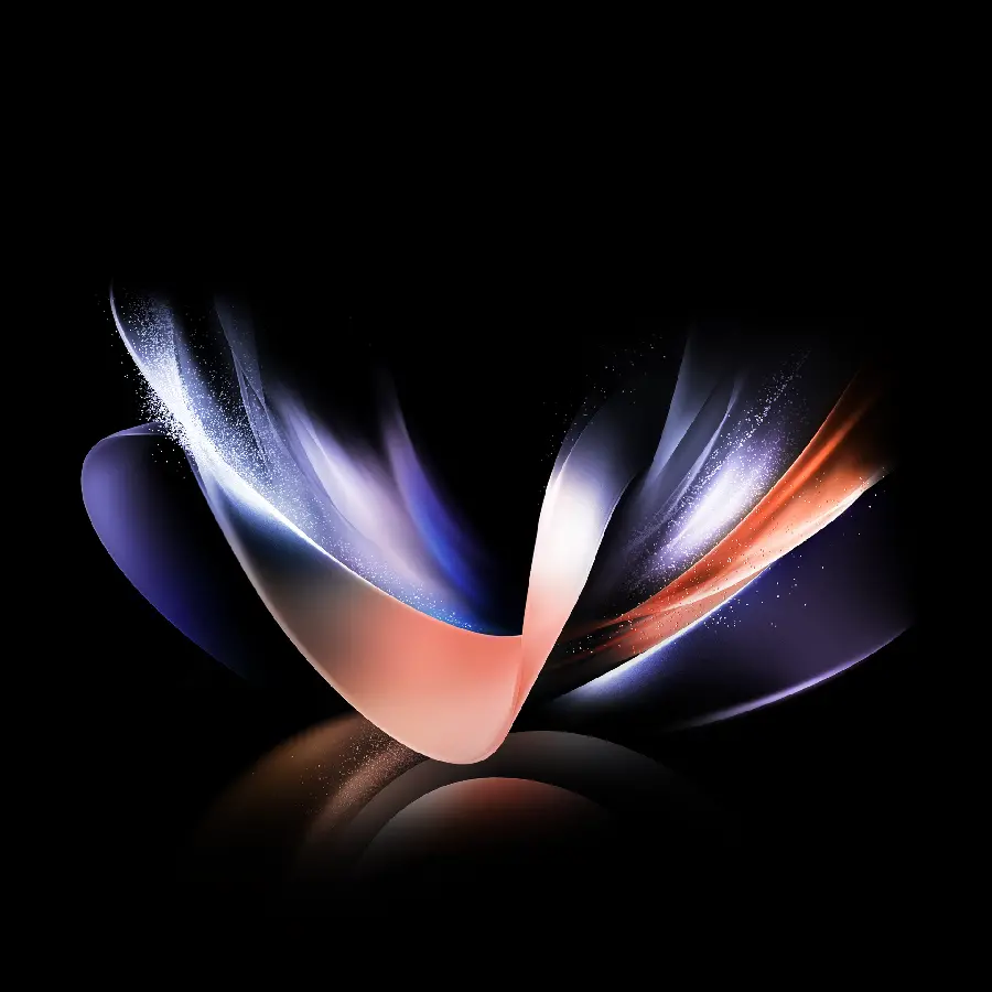 Dream Wallpaper for Samsung Galaxy Z Fold with Black Background