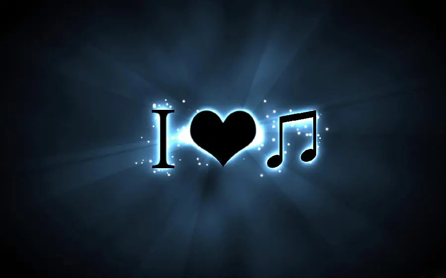 Dreamy Background with Digital Title for Music Fans