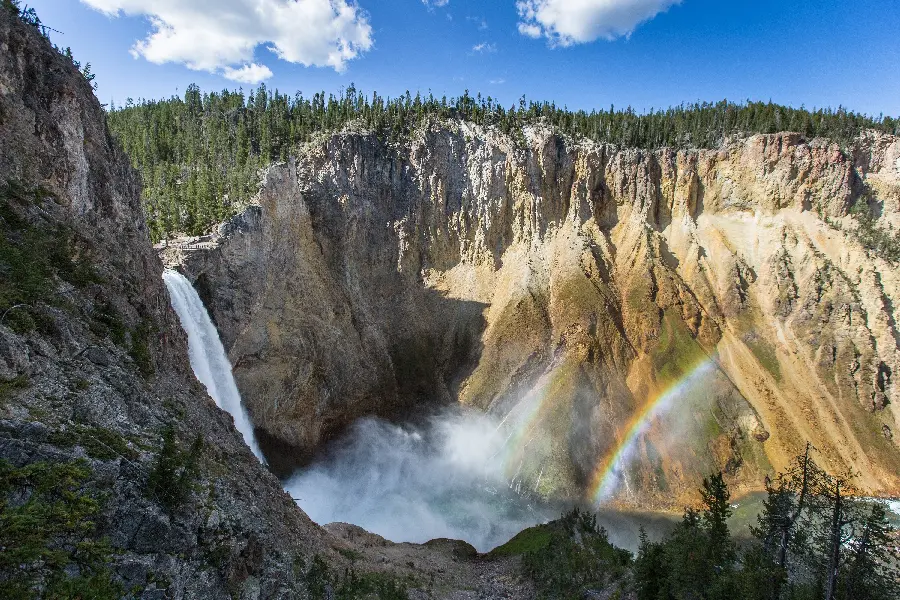 Best Windows 10 Background with Magical Design of Beautiful waterfall