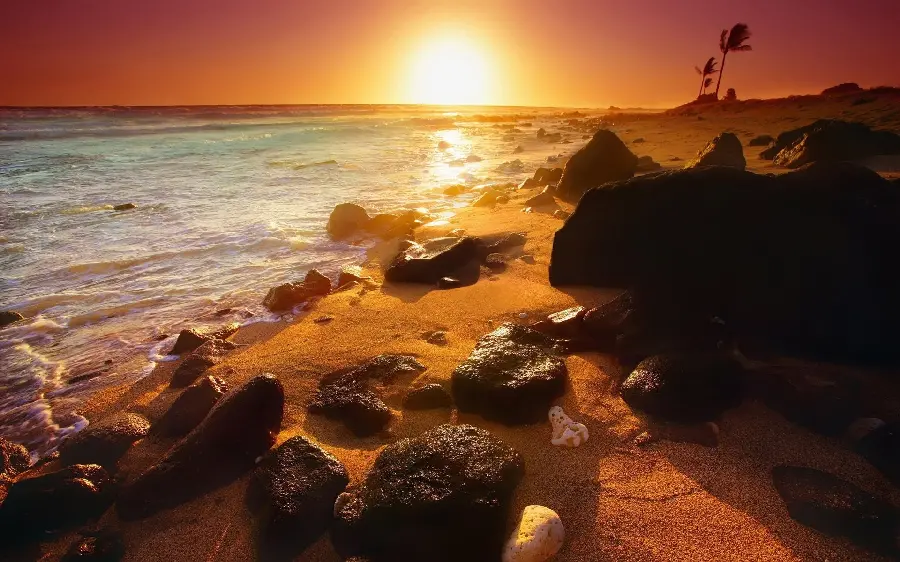  Passionate images of nature and extraordinary coastal scenery Unbelievable black stones sunset sea