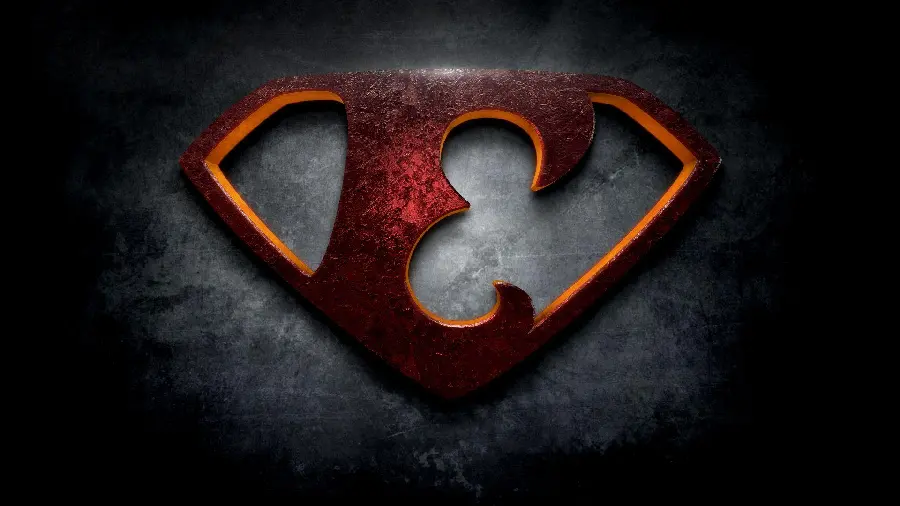 The hot and masterpiece logo of the English E with a 3D diamond design 