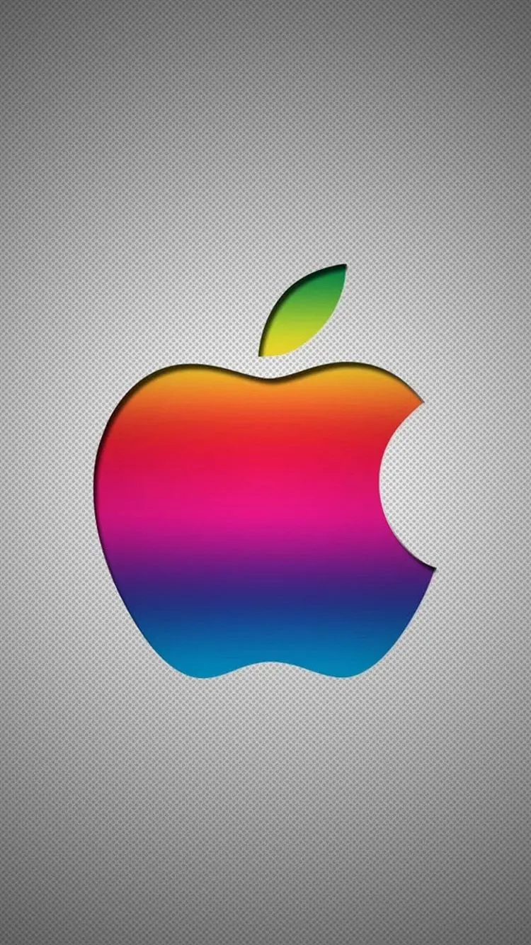 A colorful Apple logo suitable for grabbing the computer background