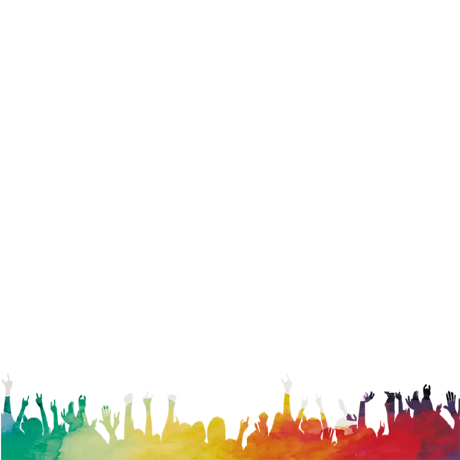 Instagram template with a super attractive seven-color design at the bottom 