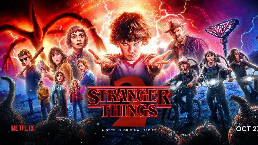 Photo of the series Stranger Things Strange Things for printing on a large banner
