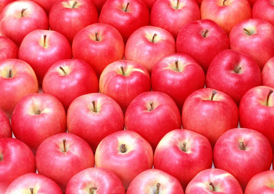 Cute abstract wallpaper of red apples with top quality, special for Telegram