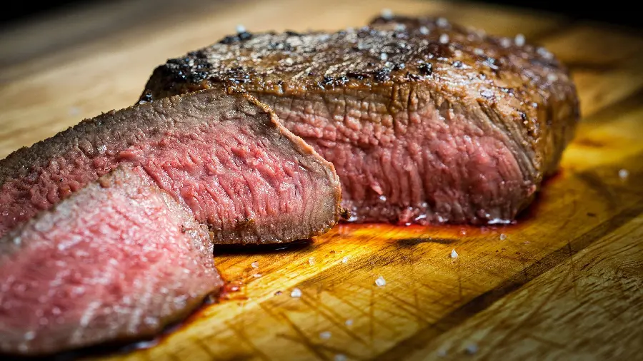 Juicy Bloody Red Steak Photo