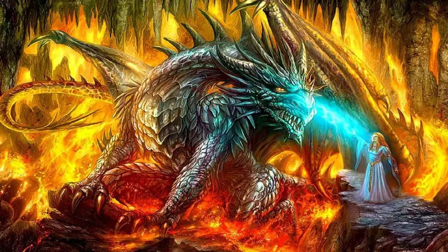 The Latest Fire-Eating Dragon Graphic Image for Instagram