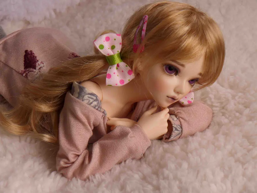 Most popular girly doll image with cute pink theme