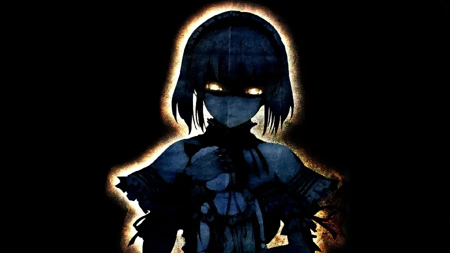The most famous scary anime profile for boys with a black screen for Telegram and WhatsApp