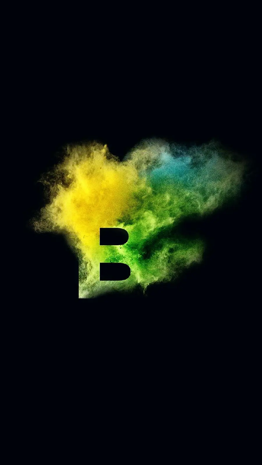 English letter B for Instagram story