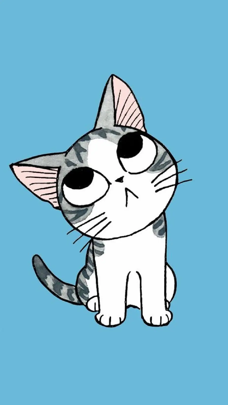A spectacular background with a cute cat design in high quality 