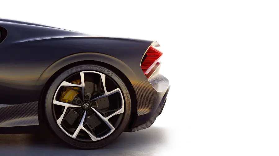 Bugatti Mistral Wallpaper on White Background
