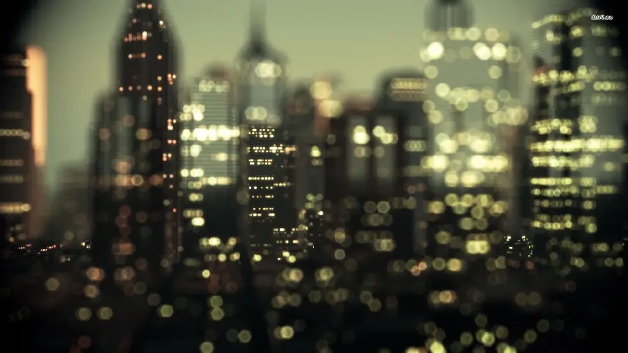 A Blurry and Interesting View of the Big City in HD Quality