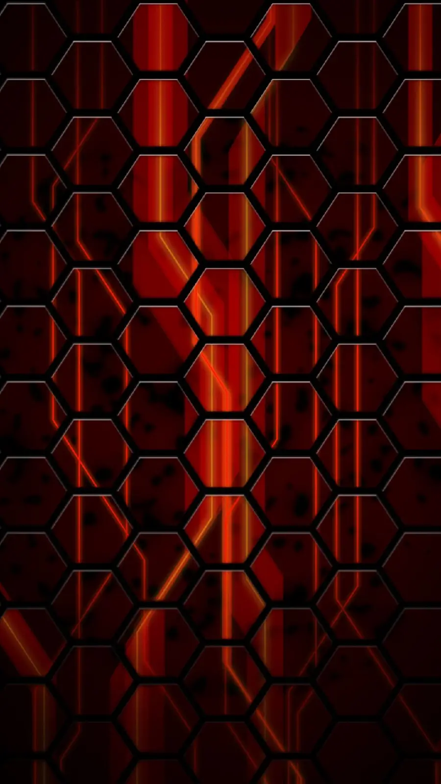 Fiery bee skeleton suitable for iPhone background