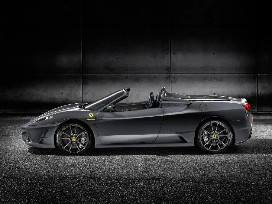 Download Spectacular Black Ferrari Car Background 