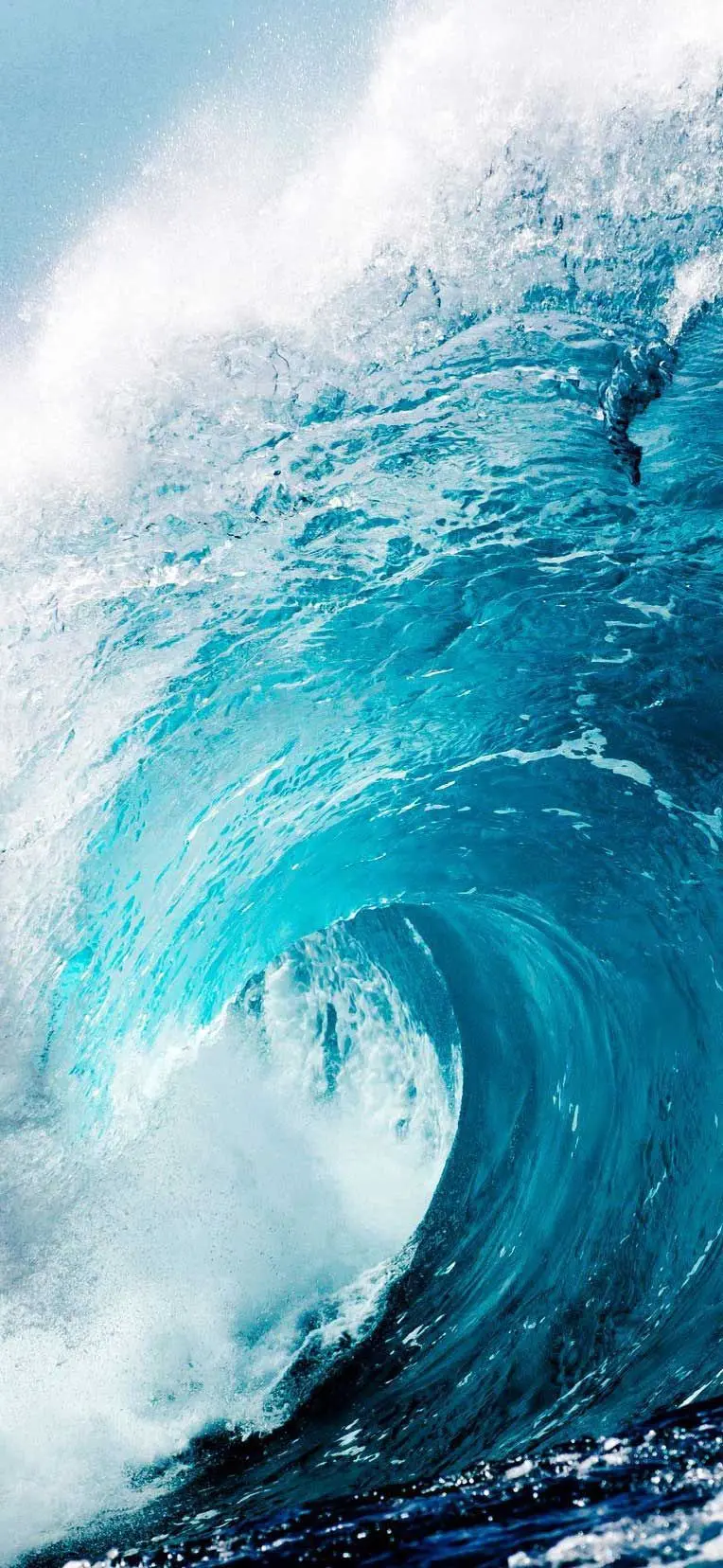 Spectacular photo of surfing with raging waves