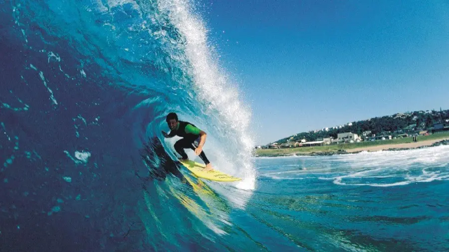 Download photo of surfing with kite