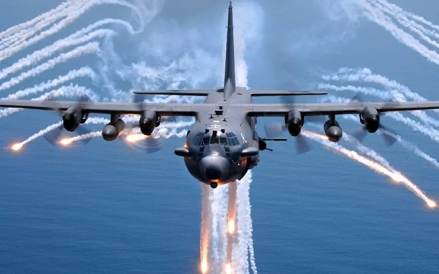 Big Military Aircraft Missile Launch Image for Instagram 
