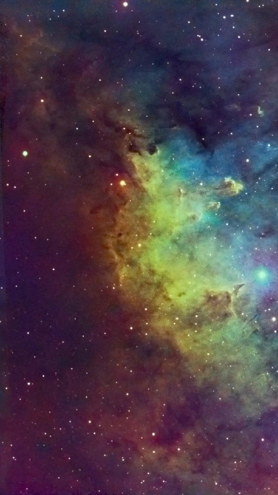 Nebula of a thousand colors and cute, suitable for profiles 