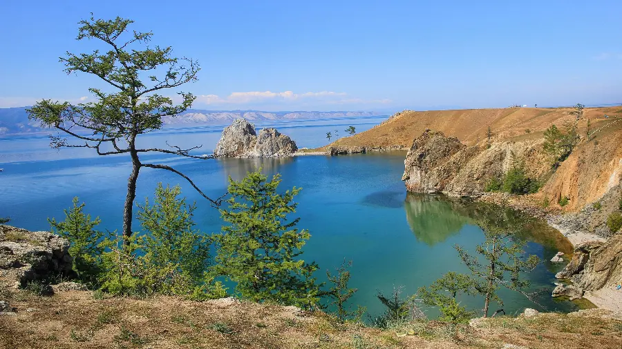 Exciting and cheerful image of Siberian nature for Instagram
