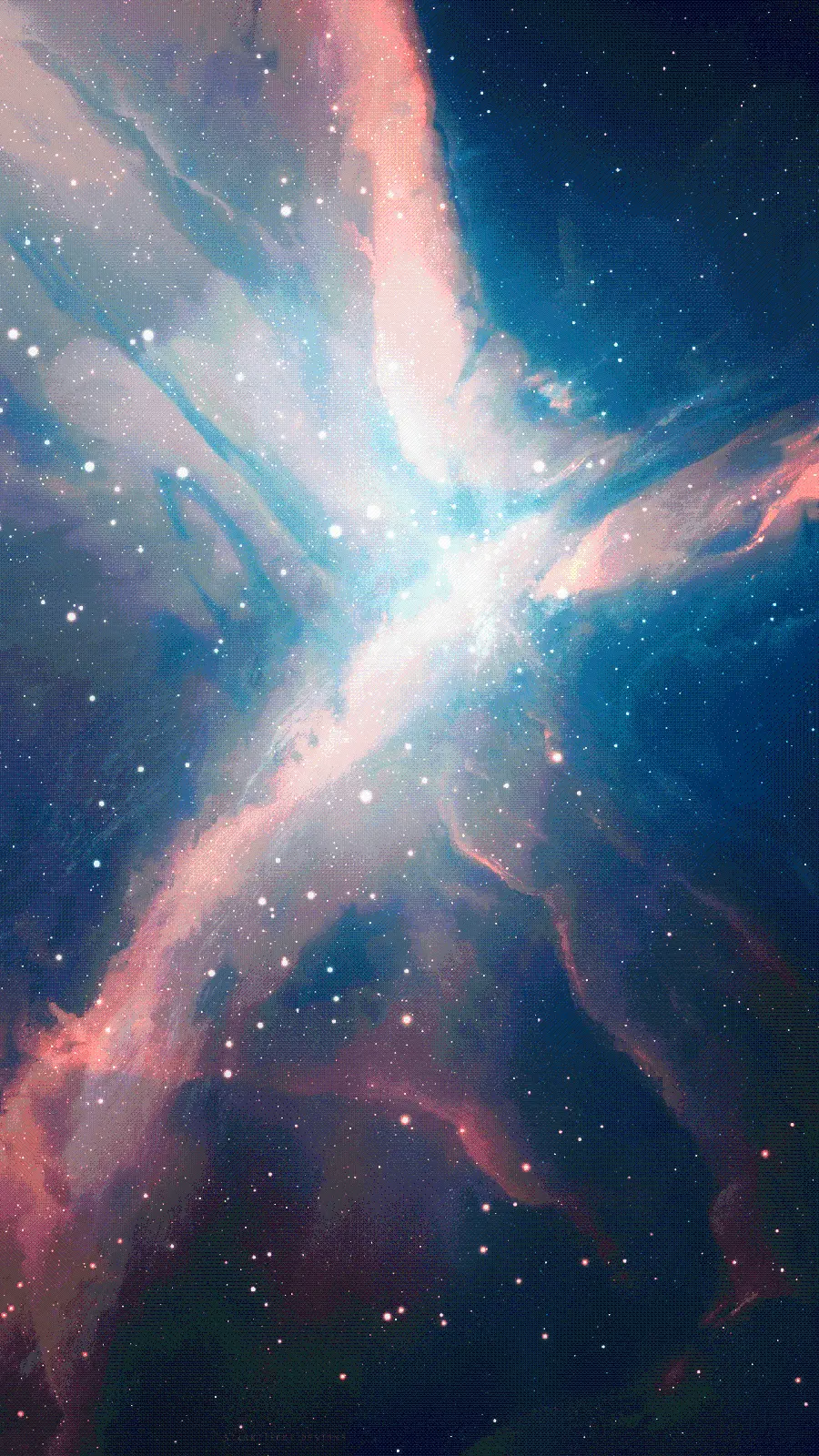 Nebula wallpaper for phone in full HD