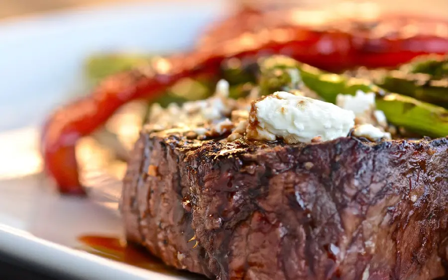 Veal Steak Photo in Restaurant