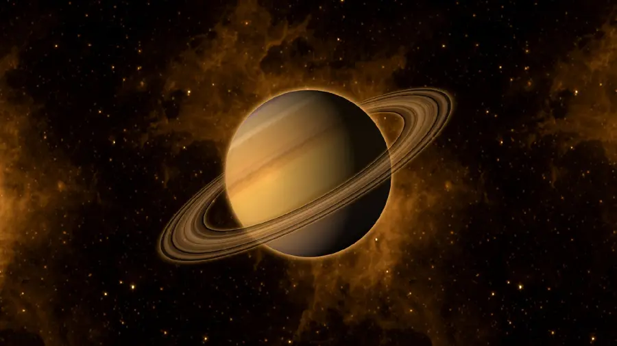 Amazing digital photo Beautiful Saturn for poster printing 